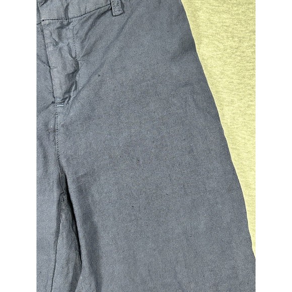 Frank & Eileen $298 Kinsale Italian Performance Linen Flax Size 2 - Navy Blue - Picture 7 of 14